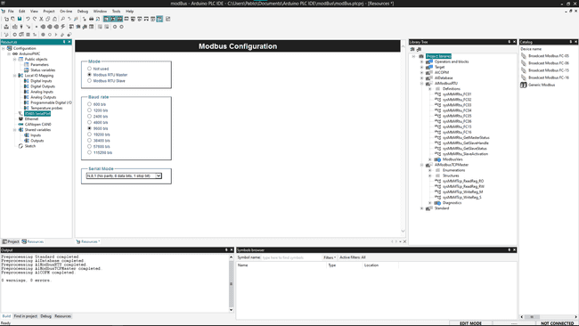 Modbus catalog