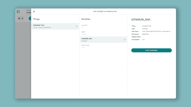 Linking a widget to a variable.