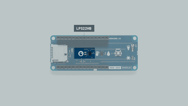 The LPS22HB sensor.