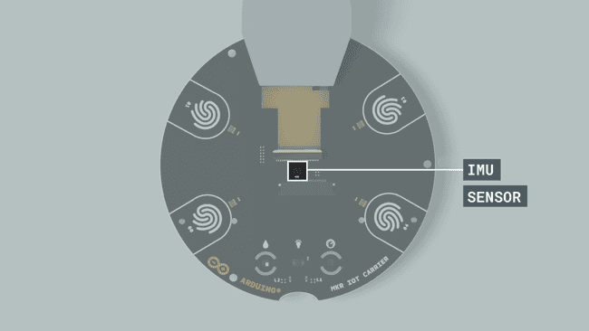 The IMU on the MKR IoT Carrier