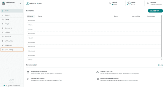 Custom Branding - Space Settings