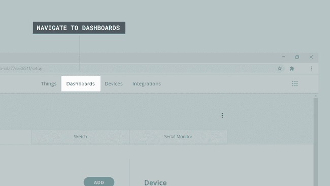 Navigating to dashboards.