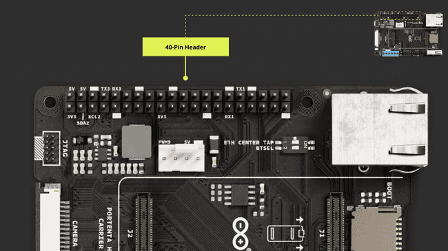 Portenta Hat Carrier 40-Pin Header