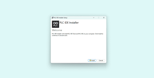 PLC IDE - Beginning Installation