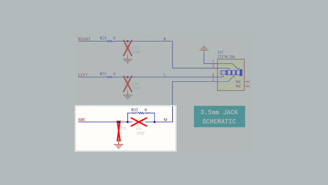 GIGA R1 3.5mm input jack schematic